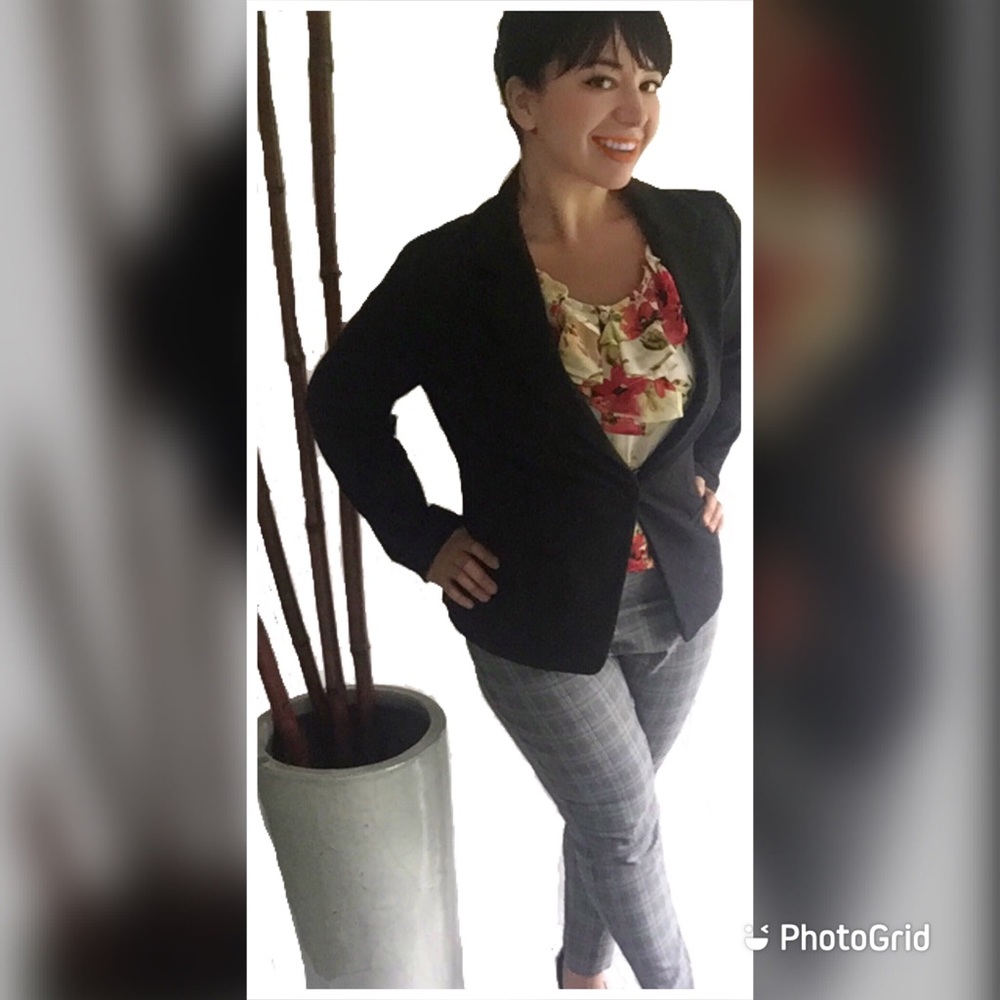 Lane Bryant Black Suit Blazer Size 16